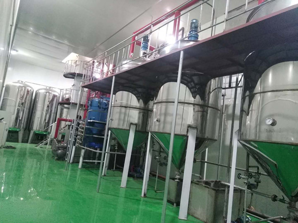 陕西渭南玉米油加工设备安装现场